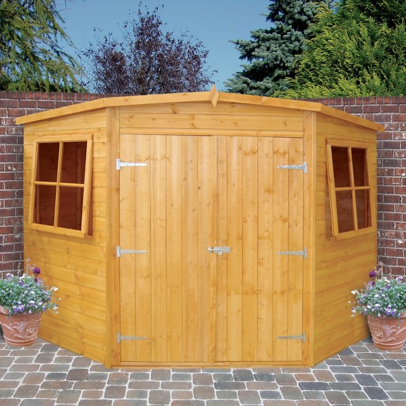 Shire Corner PT Shiplap Shed 8x8 - Willow Woodhouse