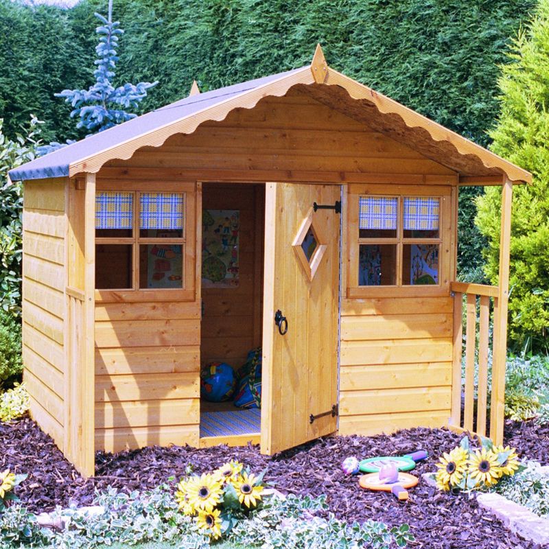 Shire Cubby Wooden Playhouse 6x4 - Willow Woodhouse