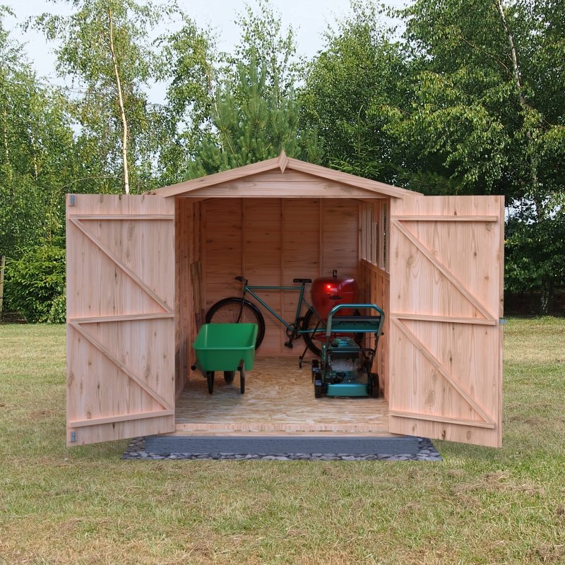 Shire DT Overlap Double Doors Shed 10x6 - Willow Woodhouse