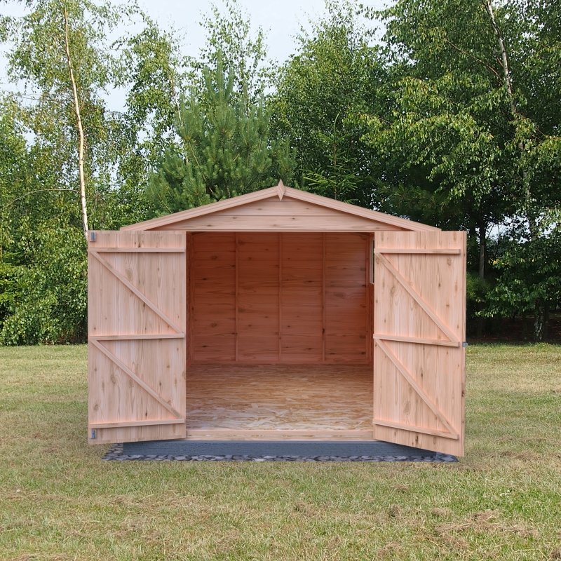 Shire DT Overlap Double Doors Shed 12x8 - Willow Woodhouse