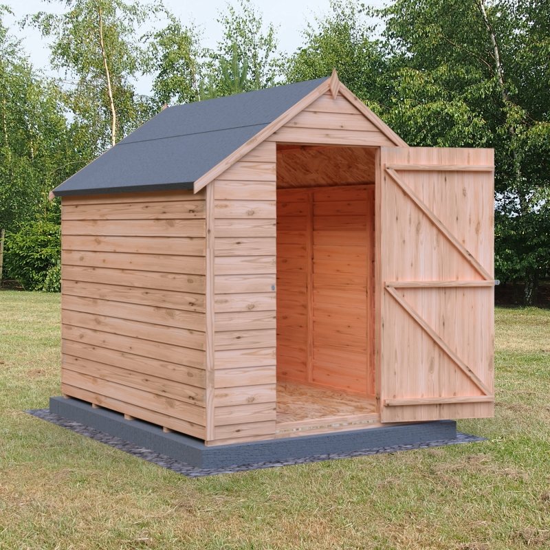 Shire DT Overlap Single Door Value Shed 7x5 - Willow Woodhouse