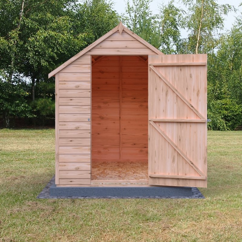 Shire DT Overlap Single Door Value Shed 7x5 - Willow Woodhouse