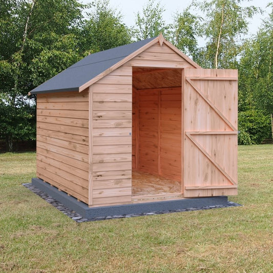 Shire DT Overlap Single Door Value Shed 8x6 - Willow Woodhouse