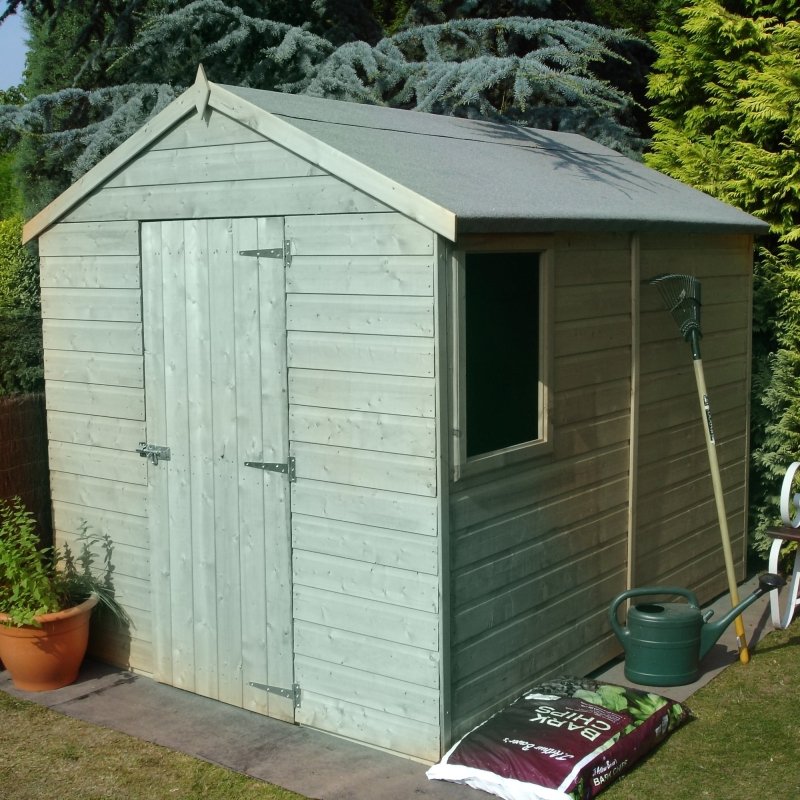 Shire Durham PT Shiplap Shed 8x6 - Willow Woodhouse