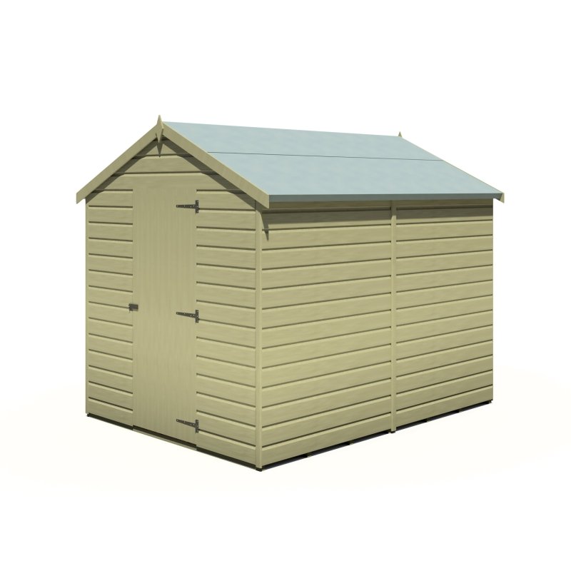 Shire Durham PT Shiplap Shed 8x6 - Willow Woodhouse