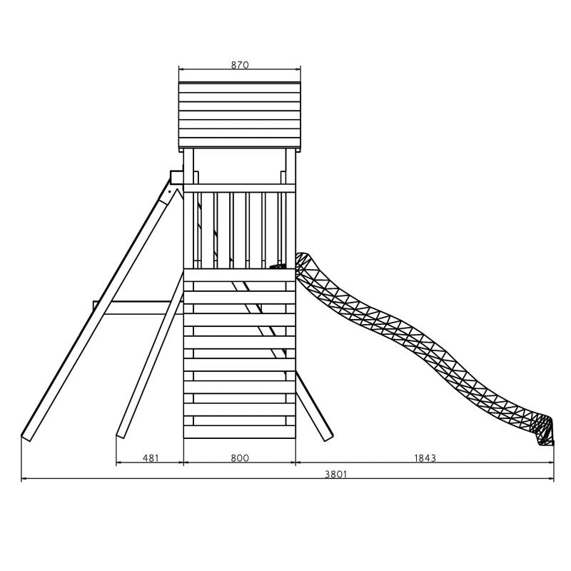 Shire Gaia Climbing Set - Willow Woodhouse