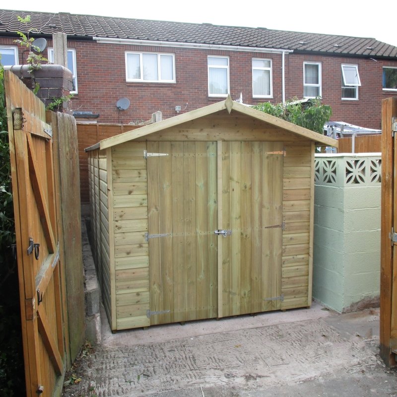 Shire Jersey PT Shiplap Shed 13x7 - Willow Woodhouse