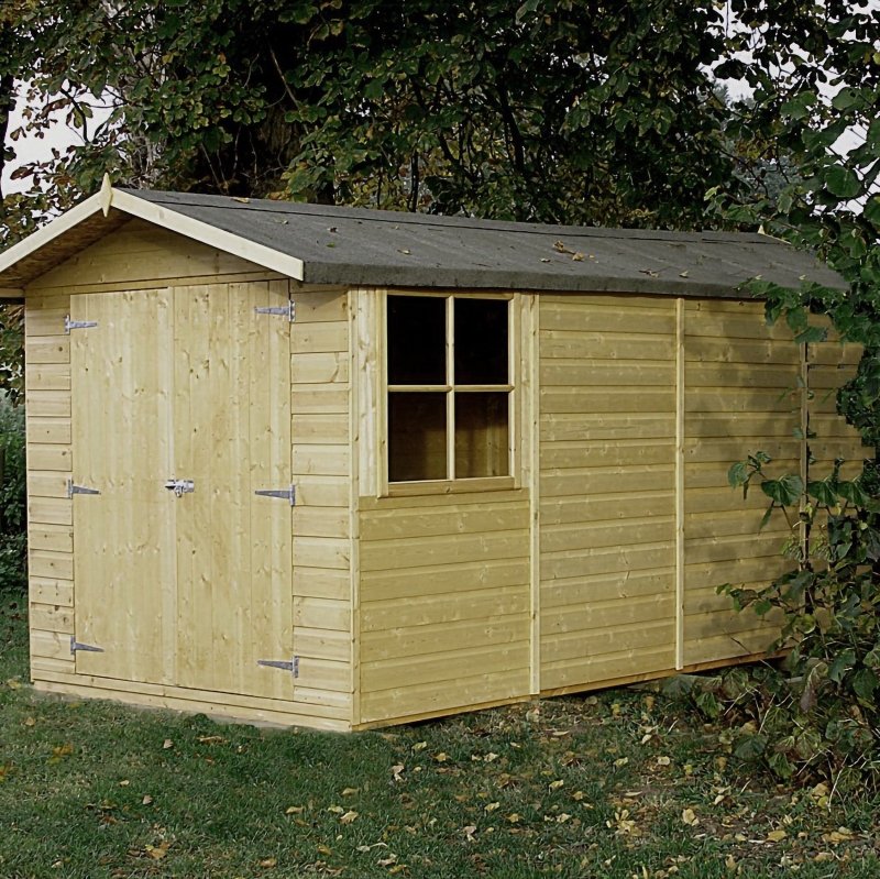 Shire Jersey PT Shiplap Shed 13x7 - Willow Woodhouse