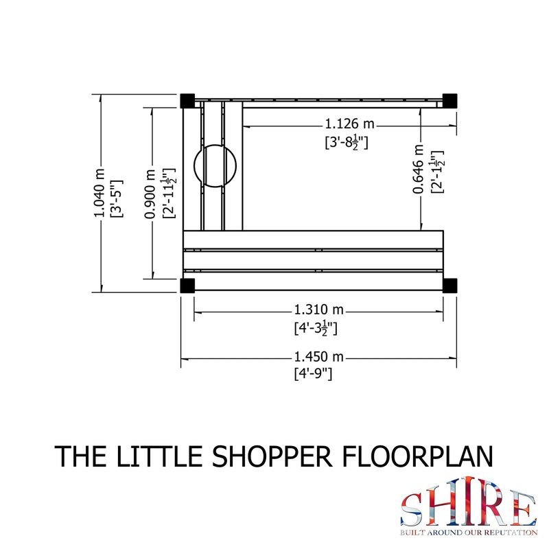 Shire Little Shopper Playhouse - Willow Woodhouse