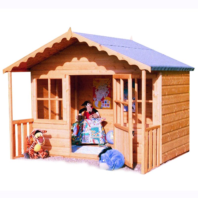 Shire Pixie Wooden Playhouse 6x4 - Willow Woodhouse