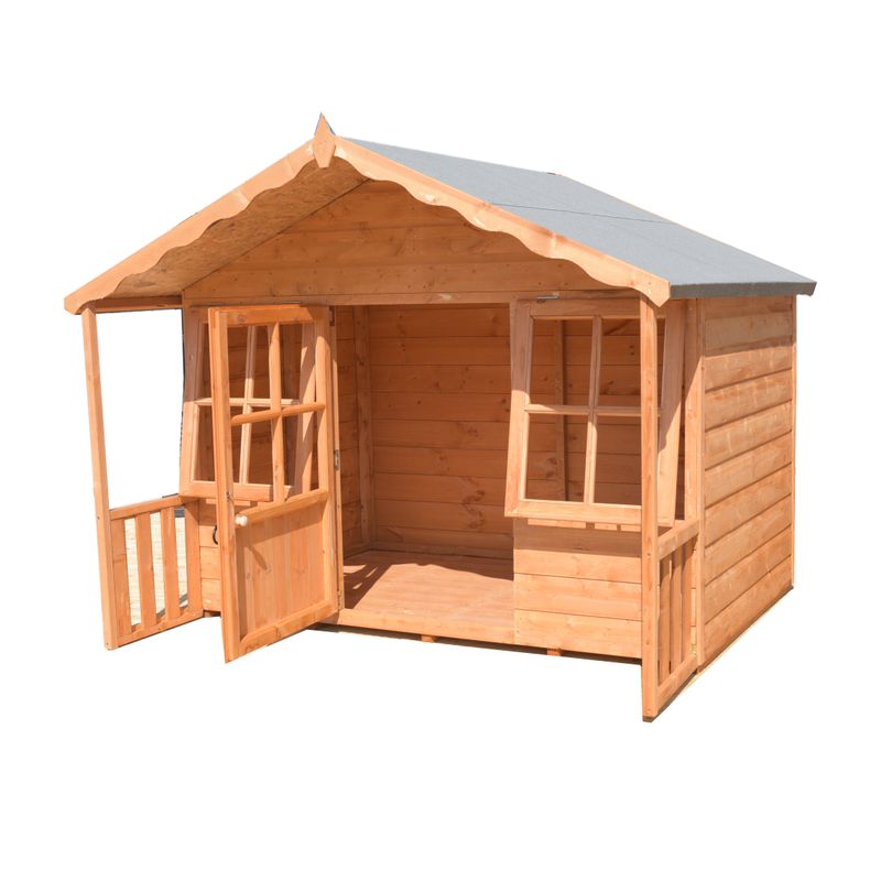 Shire Pixie Wooden Playhouse 6x4 - Willow Woodhouse