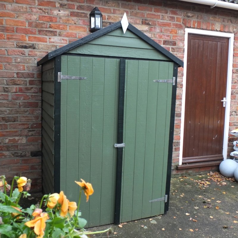 Shire PT Overlap Double Door Shed 4x3 - Willow Woodhouse