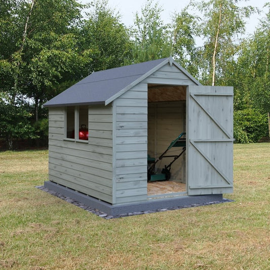 Shire PT Overlap Value Shed with Windows 8x6 - Willow Woodhouse