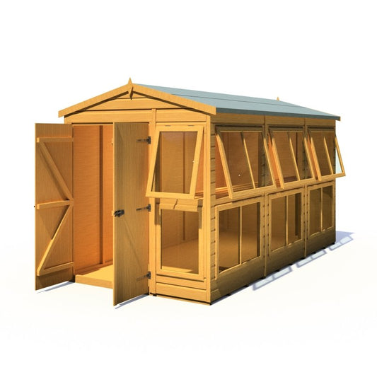 Shire Sun Hut Potting Shed 6x12 - Willow Woodhouse