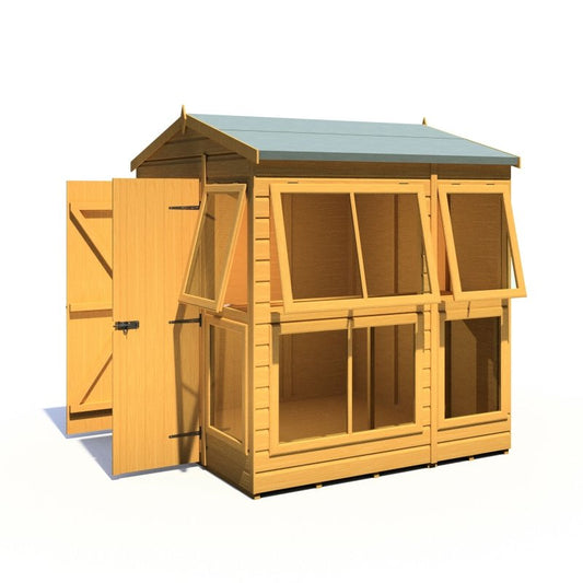 Shire Sun Hut Potting Shed 6x6 - Willow Woodhouse