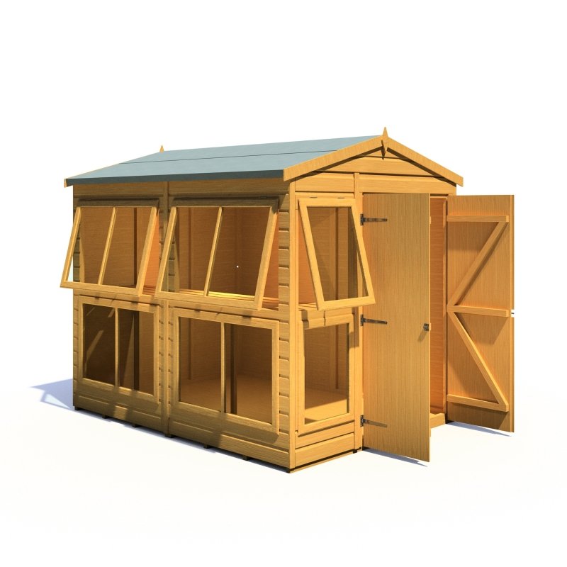 Shire Sun Hut Potting Shed 6x8 - Willow Woodhouse