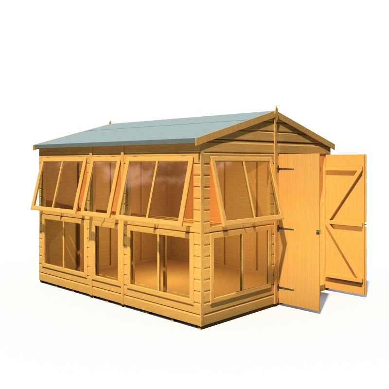 Shire Sun Hut Potting Shed 8x10 - Willow Woodhouse