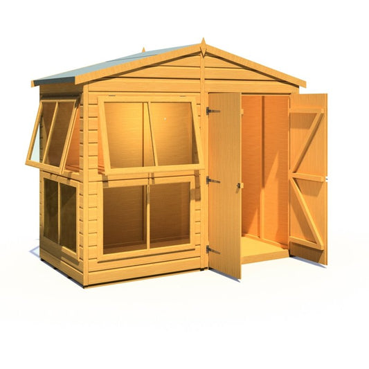 Shire Sun Hut Potting Shed 8x4 - Willow Woodhouse