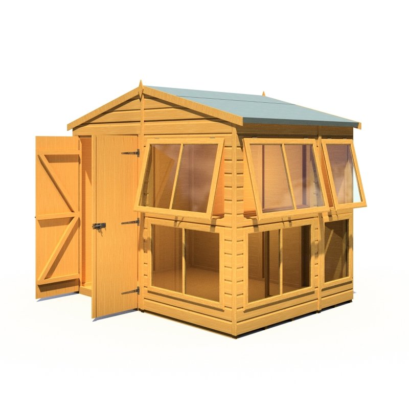 Shire Sun Hut Potting Shed 8x6 - Willow Woodhouse