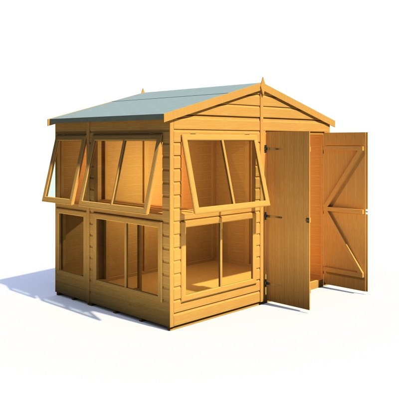 Shire Sun Hut Potting Shed 8x6 - Willow Woodhouse