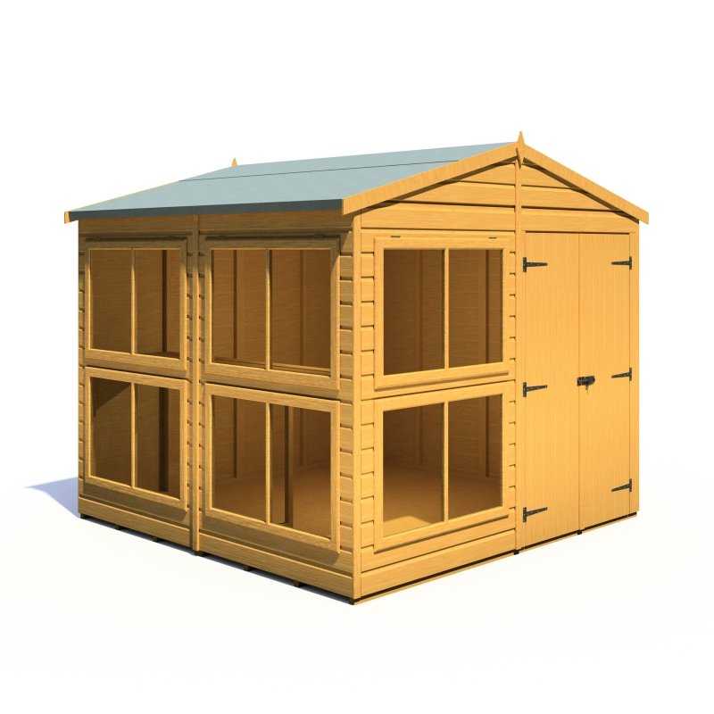 Shire Sun Hut Potting Shed 8x8 - Willow Woodhouse