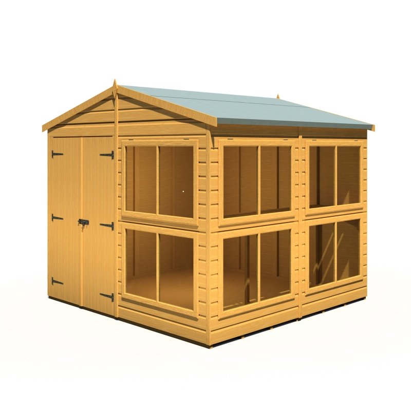 Shire Sun Hut Potting Shed 8x8 - Willow Woodhouse